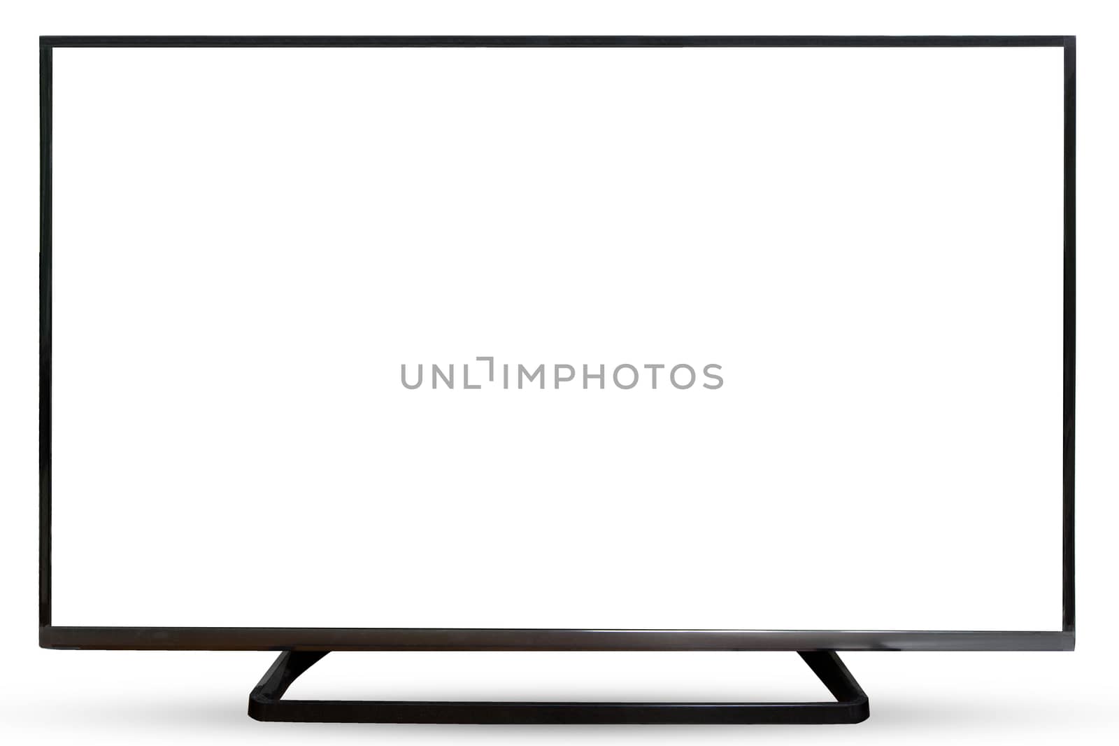 Television sky or monitor PC landscape isolated on white backgro by jayzynism