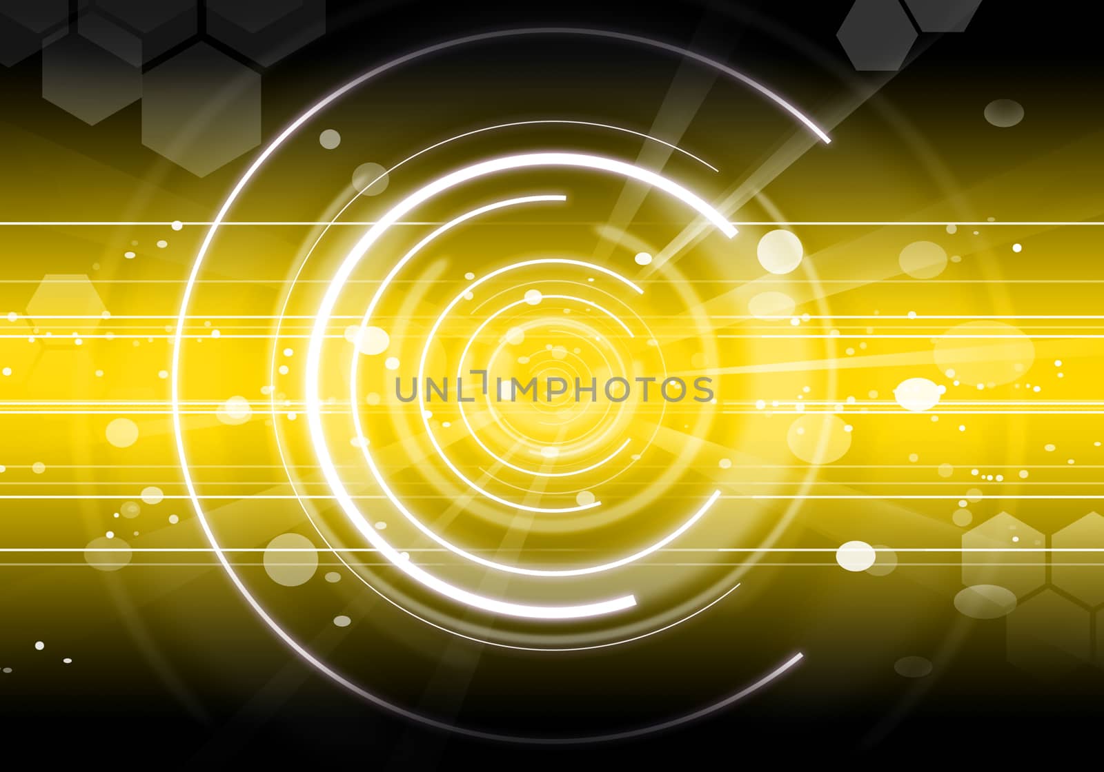 Abstract Background Lens future yellow flare technology by jayzynism
