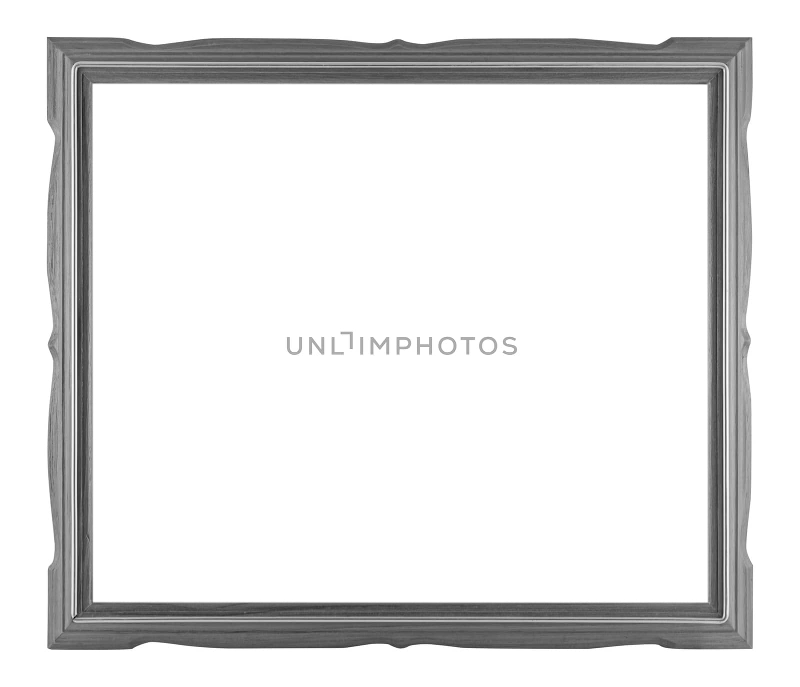 Wooden frame vintage isolated background. by jayzynism