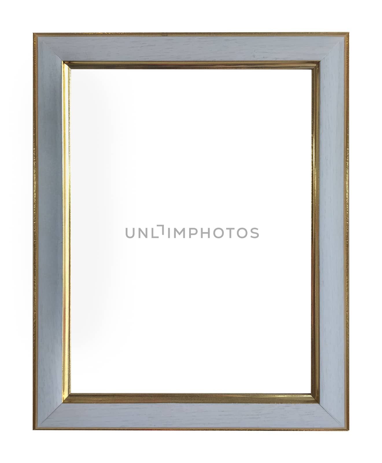 Frame white and gold copper vintage isolated background. by jayzynism