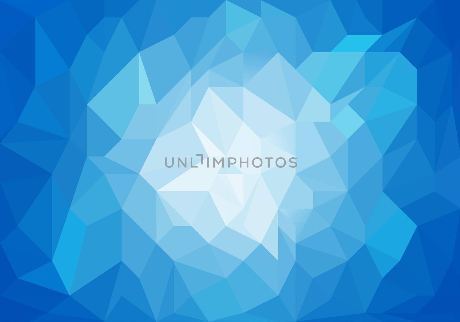 Blue light abstract geometric background texture. by jayzynism