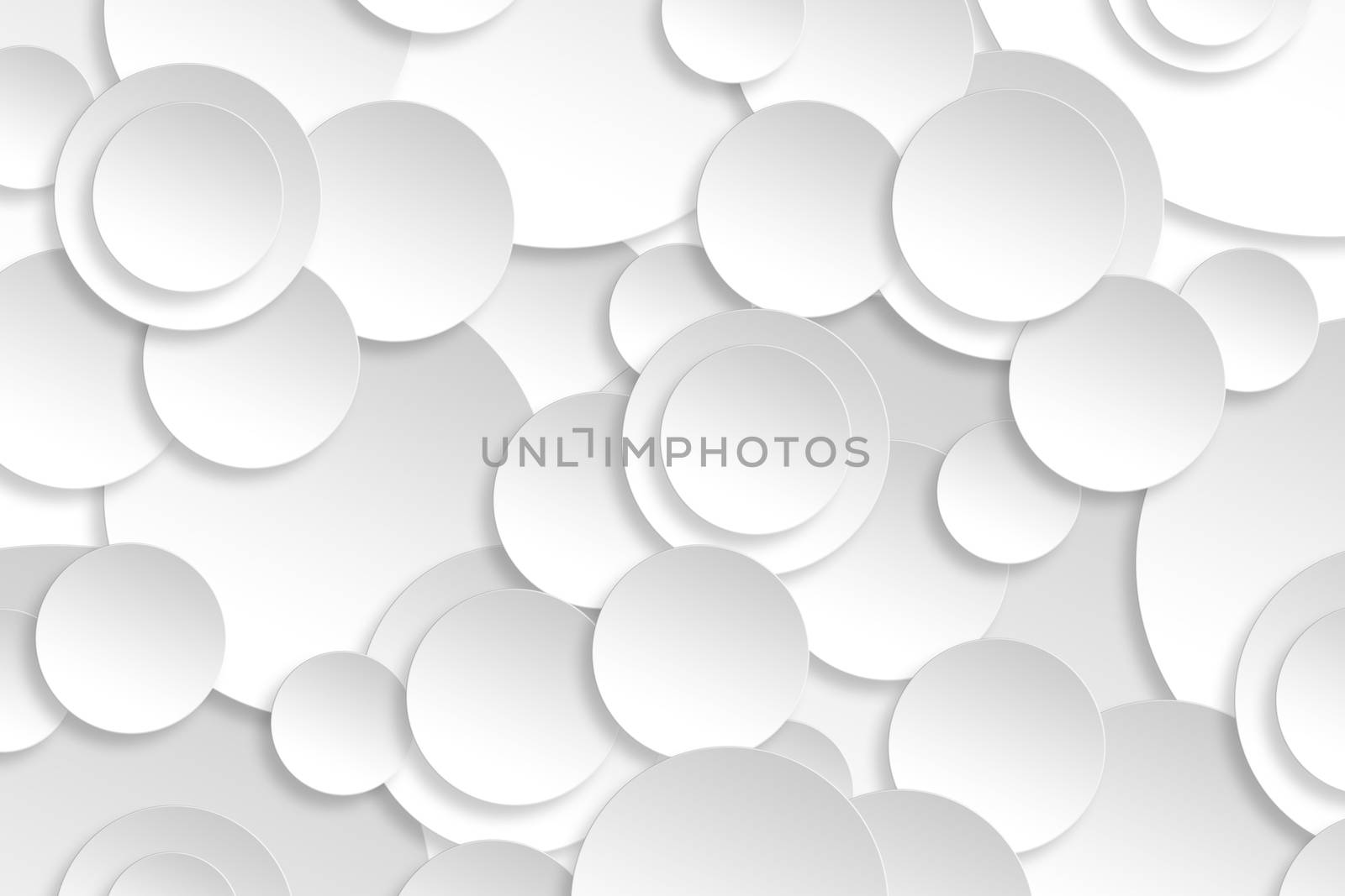 Abstract paper circle design silver background texture. by jayzynism