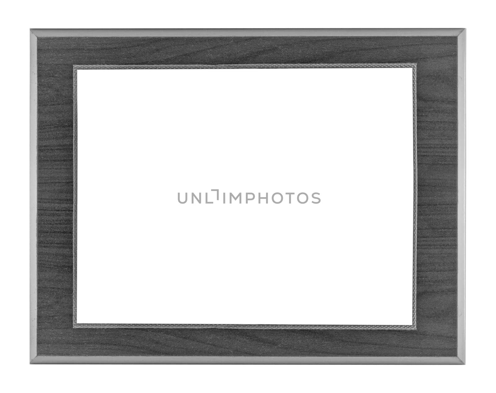 Wooden frame vintage isolated background. by jayzynism