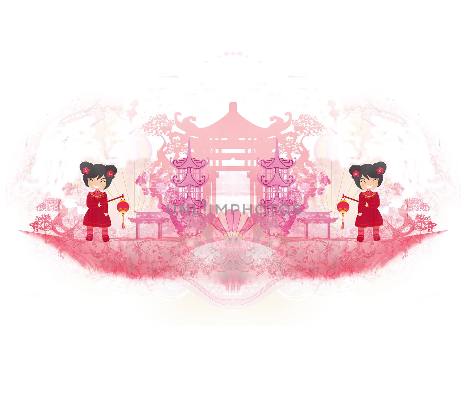 Mid-Autumn Festival for Chinese New Year - card