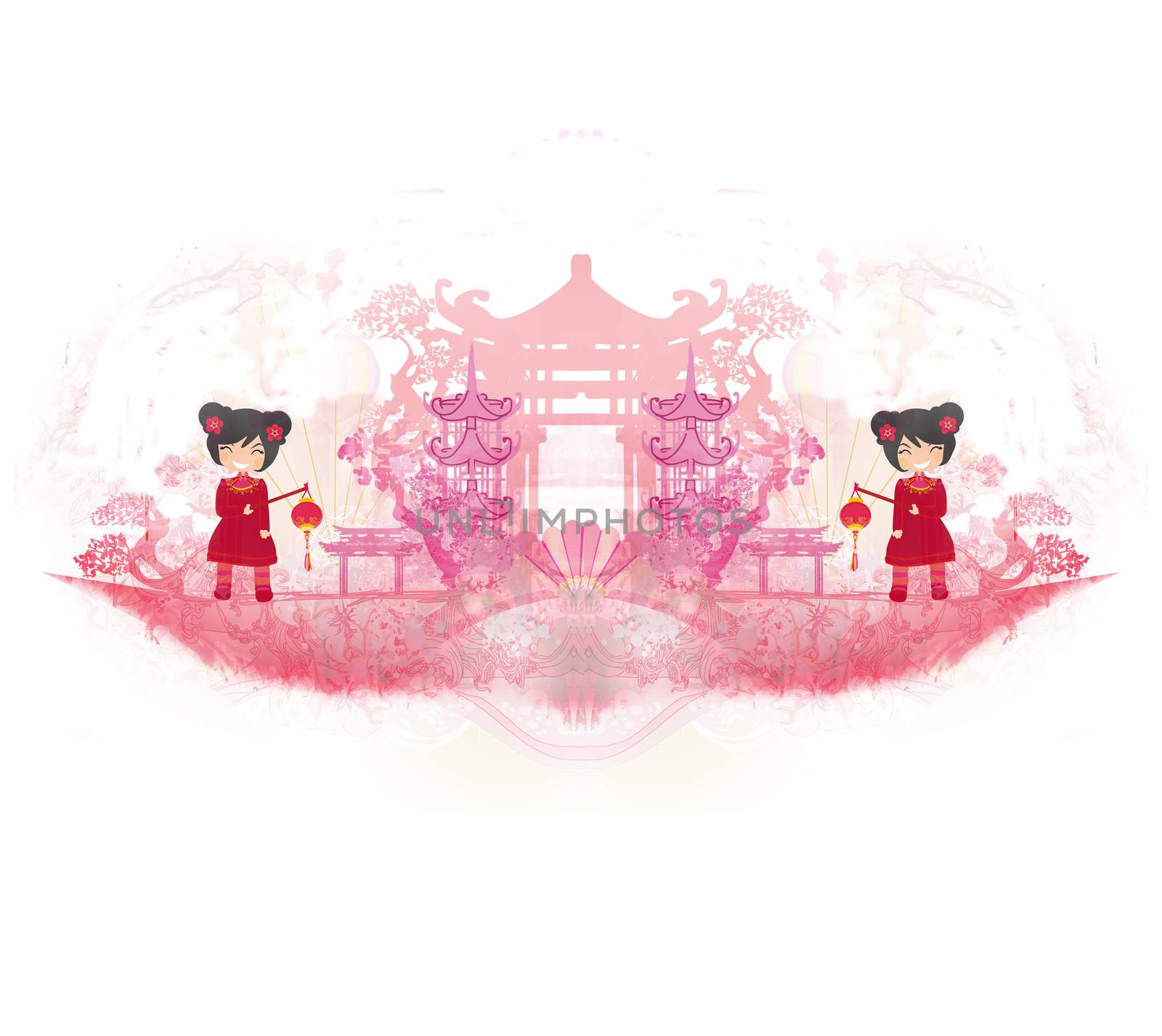 Mid-Autumn Festival for Chinese New Year - card