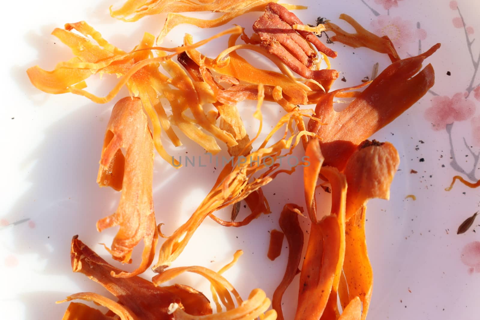 healthy and spicy Mace stock on bowl