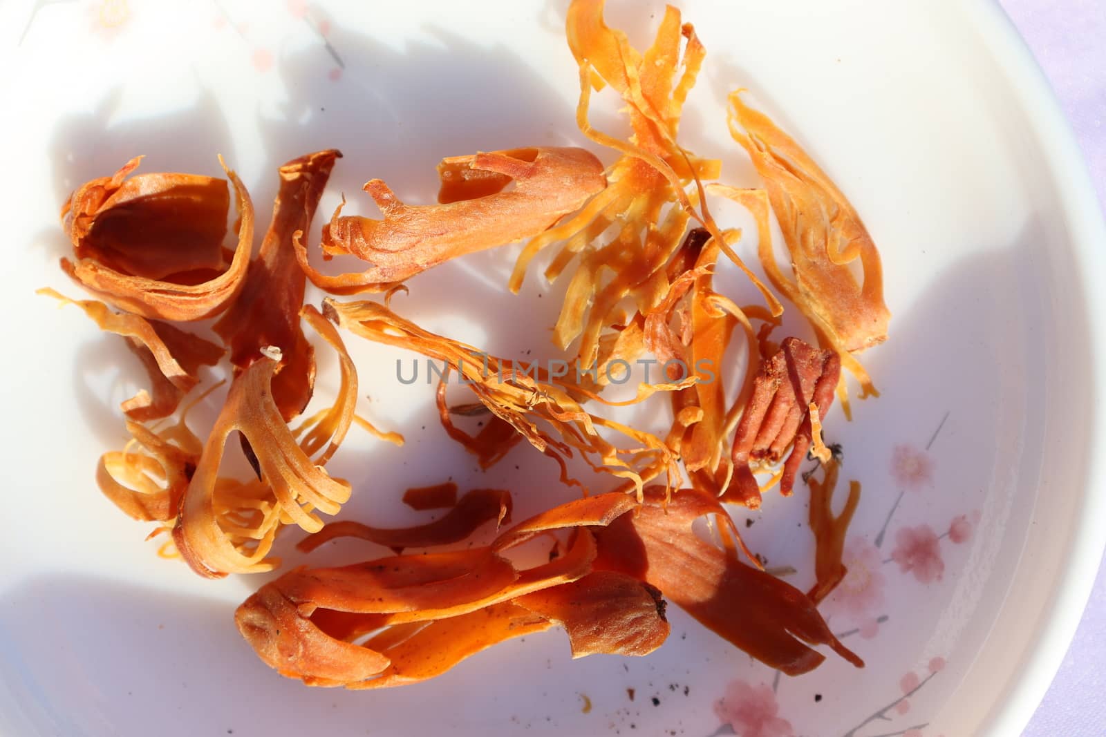 healthy and spicy Mace stock on bowl