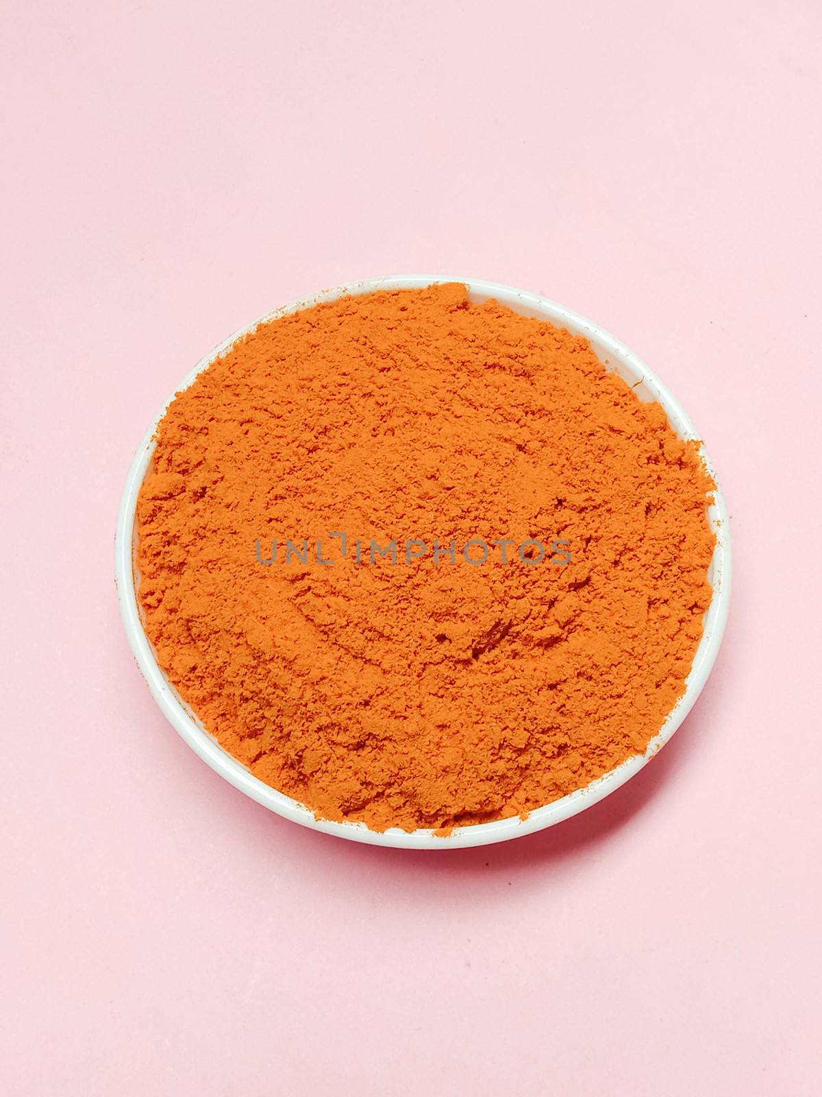 spicy and hot Turmeric powder on bowl