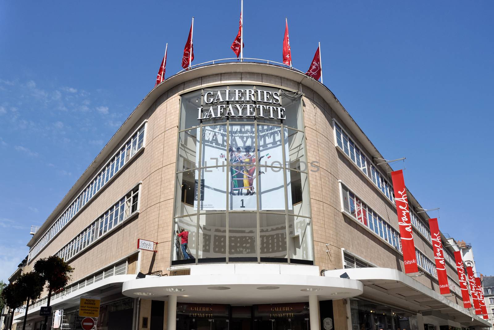 The Galeries Lafayette department store in Nantes, France by dutourdumonde