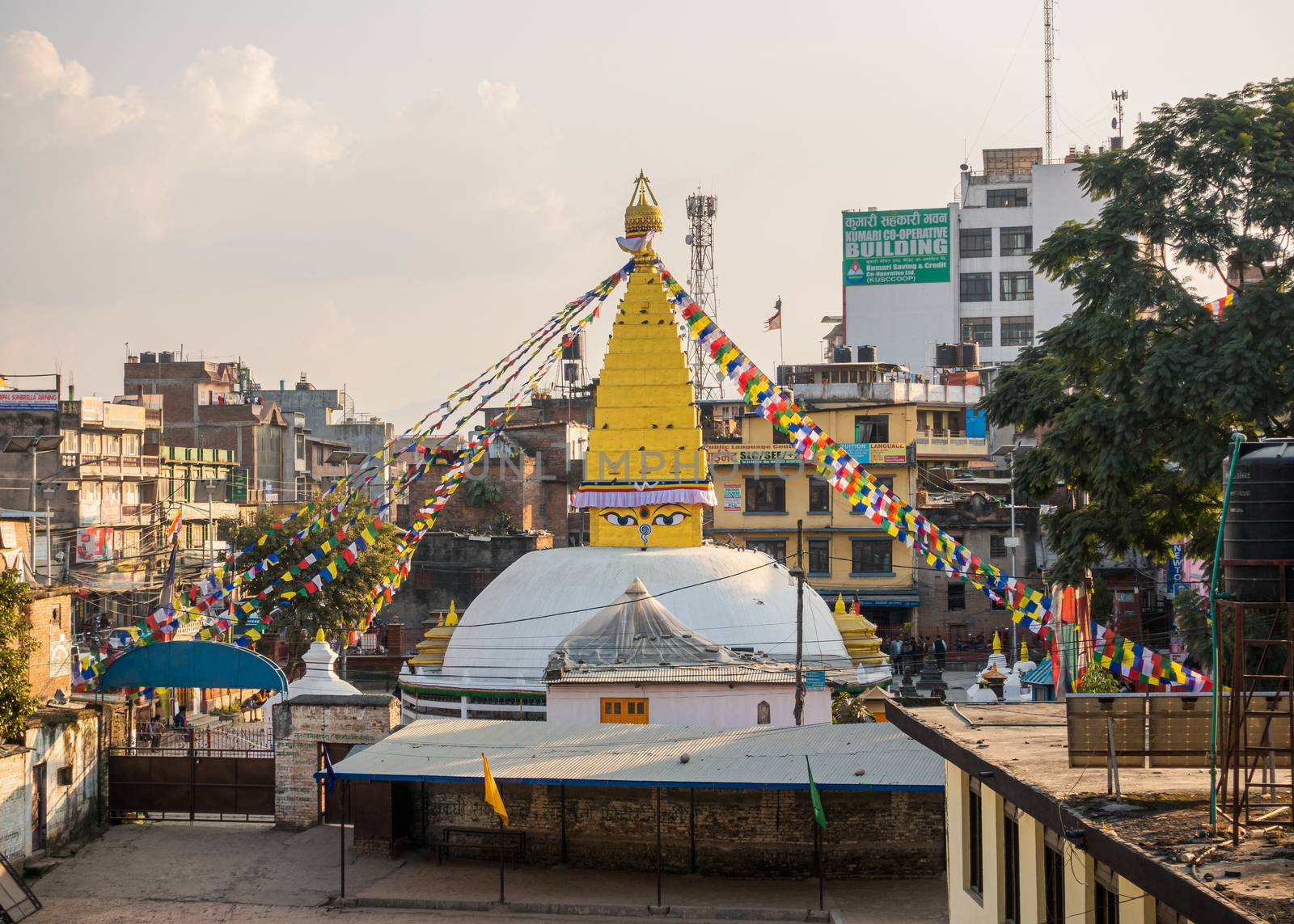 Chabahil Stupa in Kathmandu, Nepal by dutourdumonde