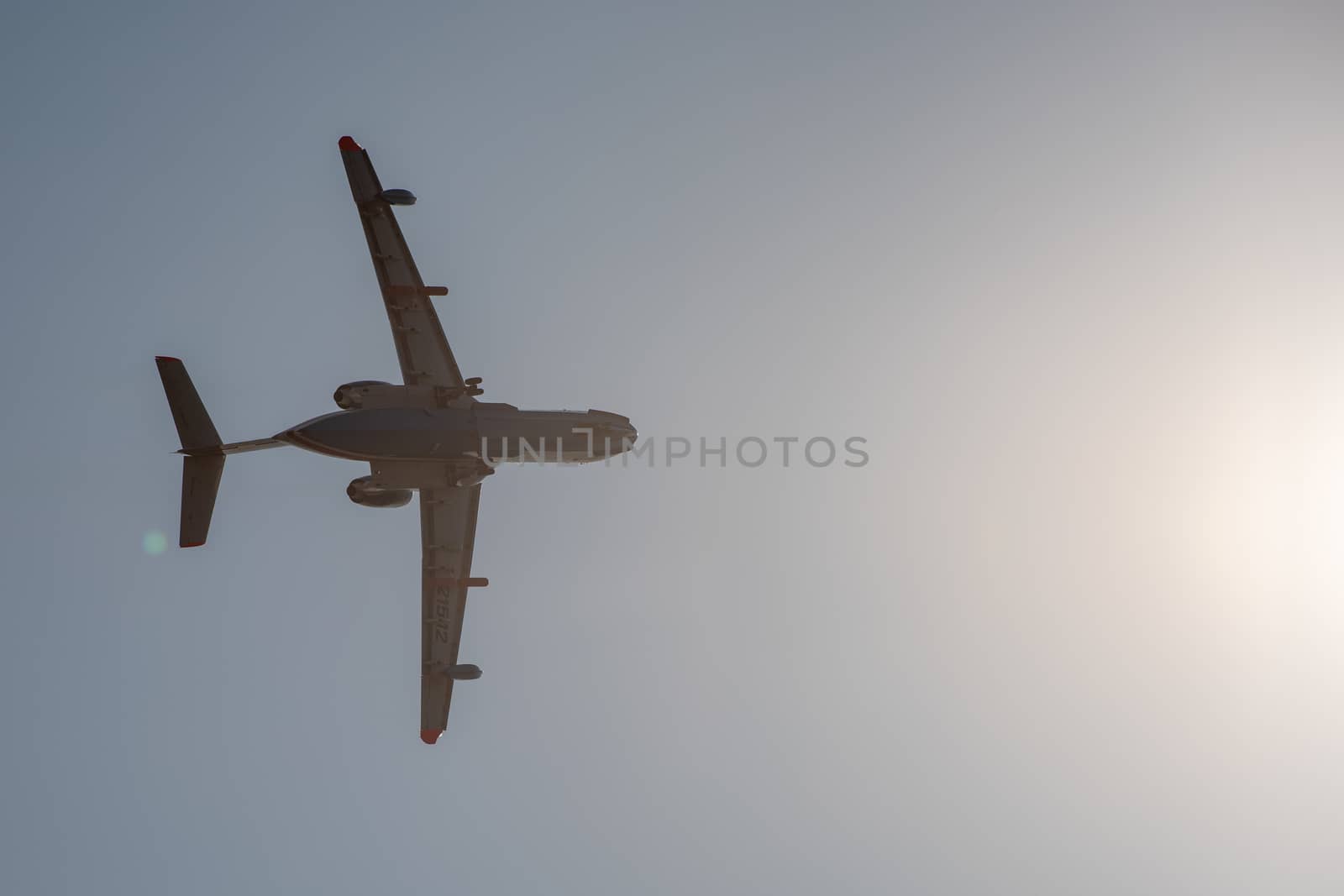August 30, 2019. Zhukovsky, Russia. Multipurpose amphibious aircraft Beriev Be-200 Altair  at the International Aviation and Space Salon MAKS 2019.
