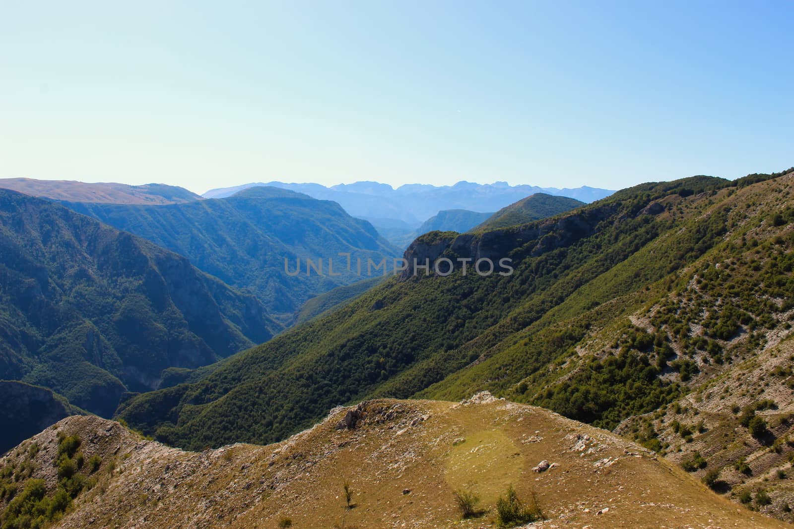 Mountains of Bosnia and Herzegovina, observed from Mount Bjelasnica near the old Bosnian village of Lukomir. by mahirrov