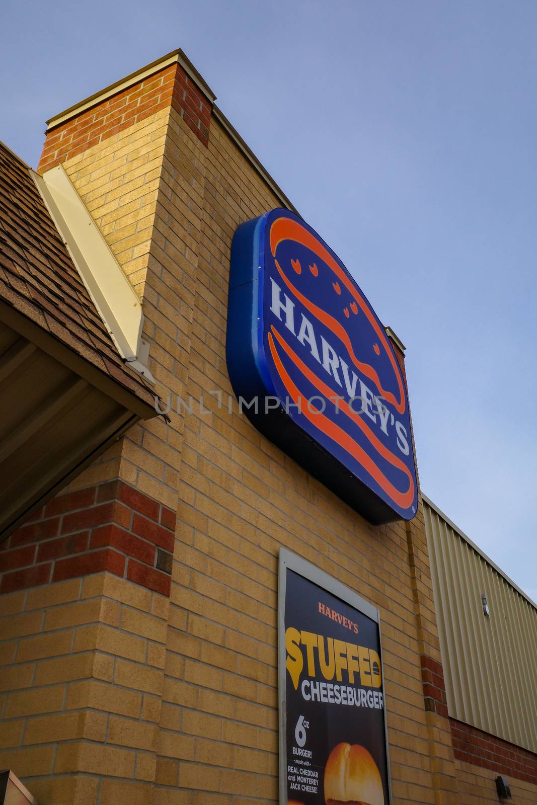 Harvey's fast food restaurant sign in Ottawa by colintemple