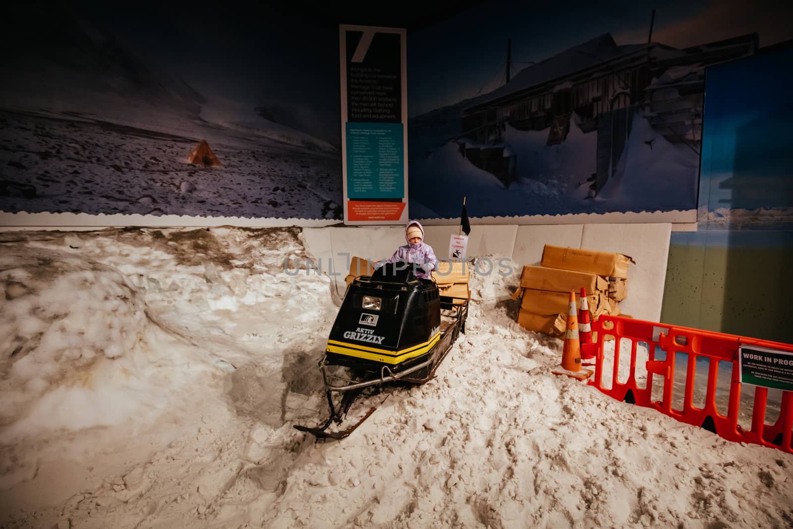 Christchurch, New Zealand - September 17, 2020: International Antarctic Centre is a popular tourist attraction near Christchurch airport in New Zealand