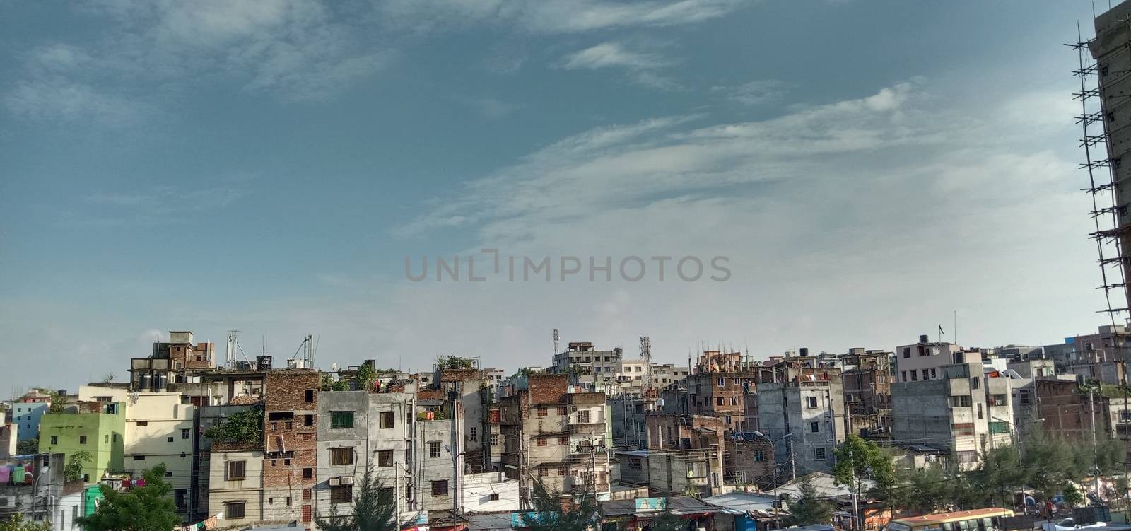 appartment building view for living by jahidul2358