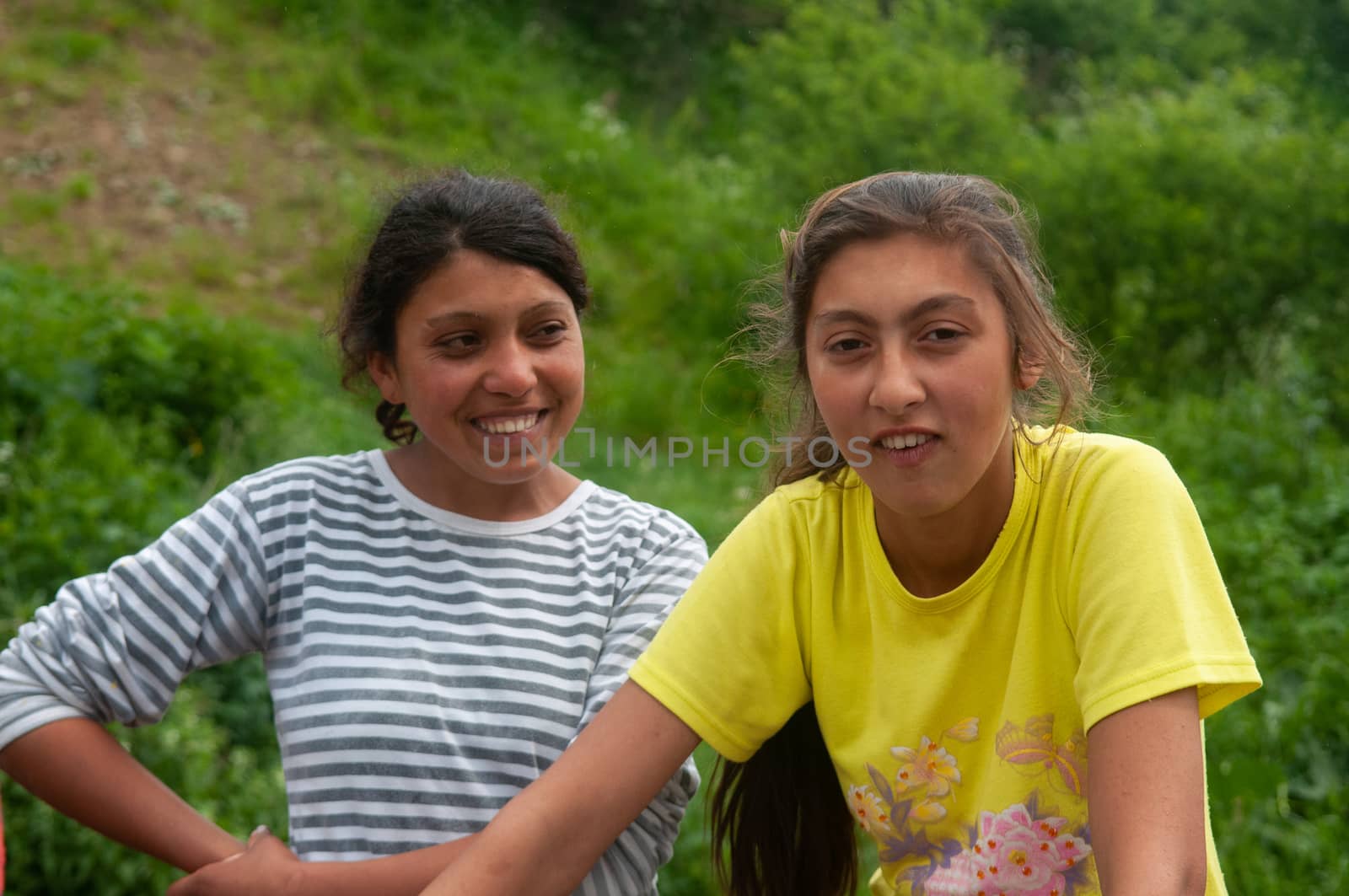 5/16/2018. Lomnicka, Slovakia. Roma community in the heart of Slovakia, living in horrible conditions. Portrait of adolescent.