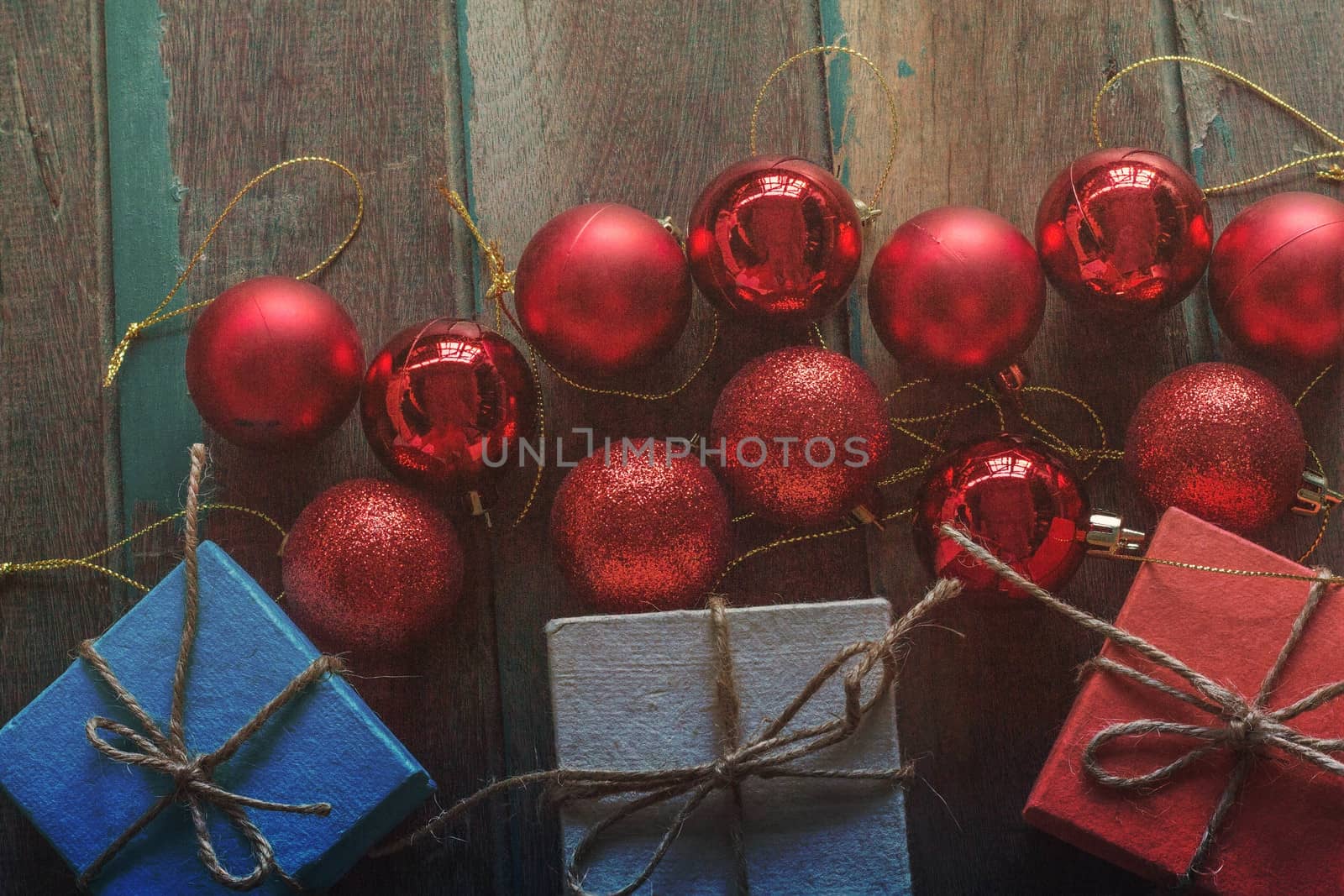 red balls on the wooden by start08