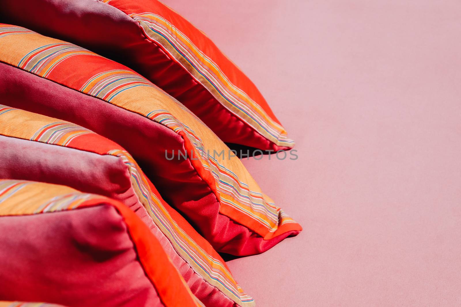 Image of Colorful Cushion In Sofa