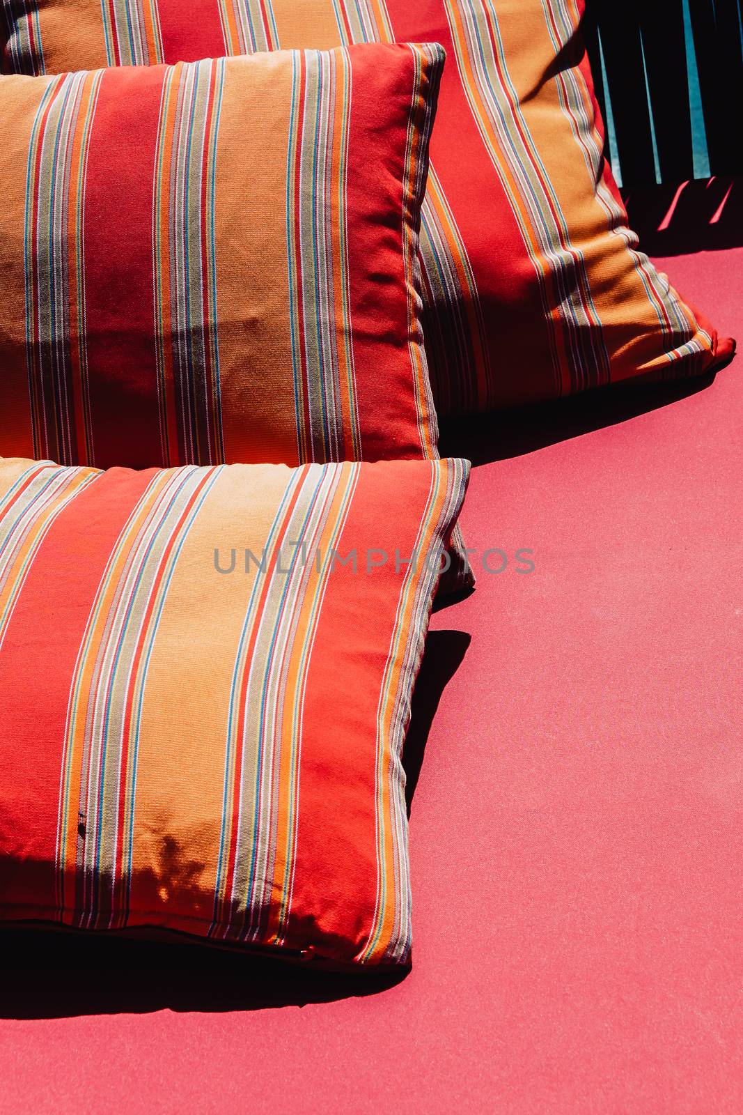 Colorful Cushion In Sofa by ponsulak