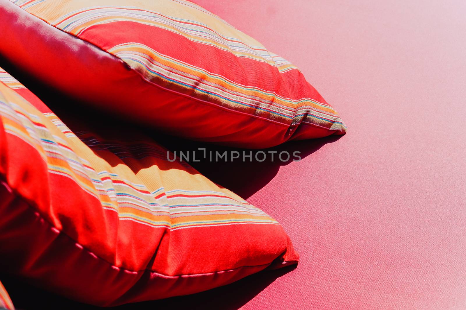 Image of Colorful Cushion In Sofa