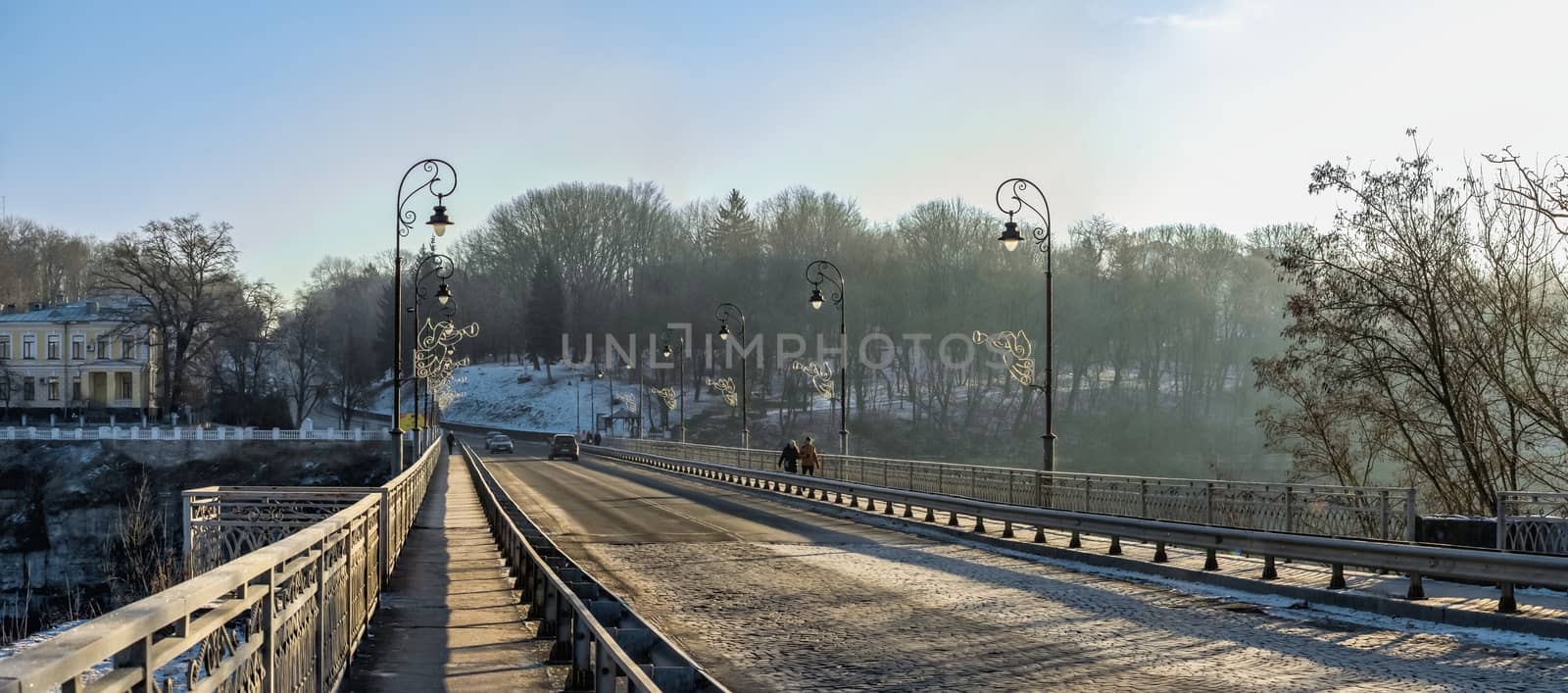 Novoplanovsky bridge in Kamianets-Podilskyi, Ukraine by Multipedia