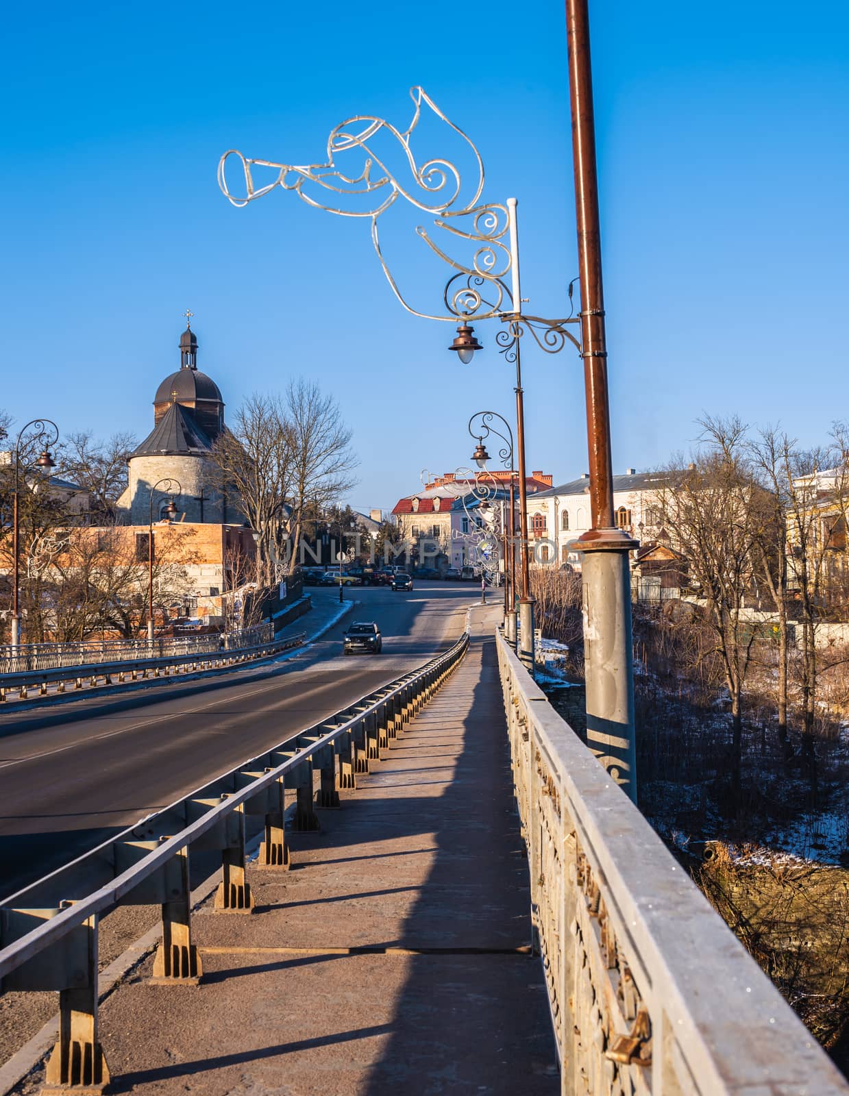 Novoplanovsky bridge in Kamianets-Podilskyi, Ukraine by Multipedia