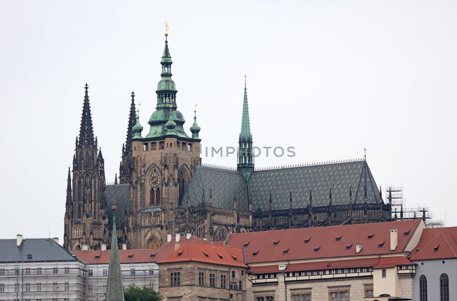 Prague, Czech Republic on july 8, 2020; Prague cityscape. Skylin by michaklootwijk