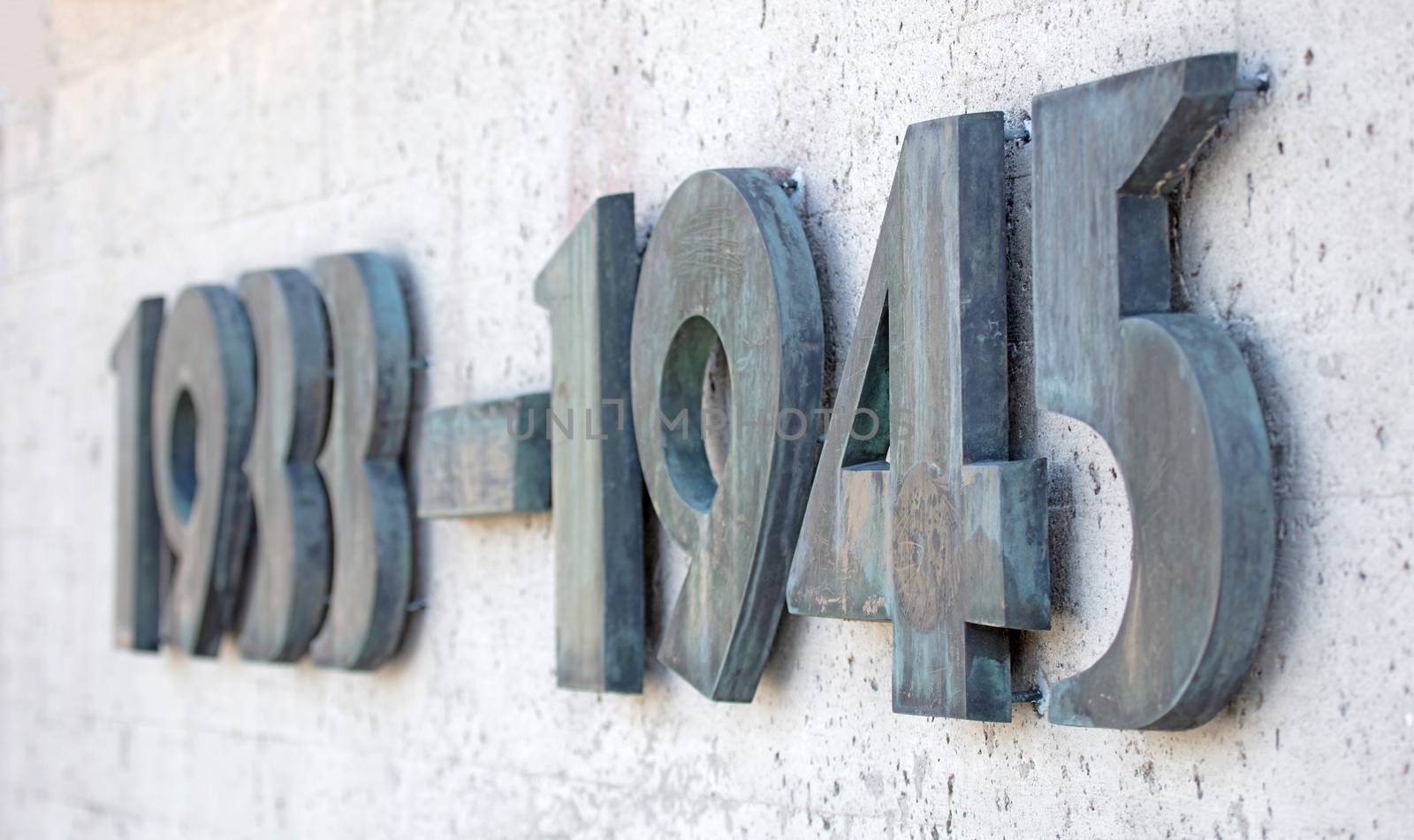 Dachau, Bavaria, Germany - July 13, 2020: 1933-1945 in Dachau concentration camp. It was opened in 1933 and closed in 1945