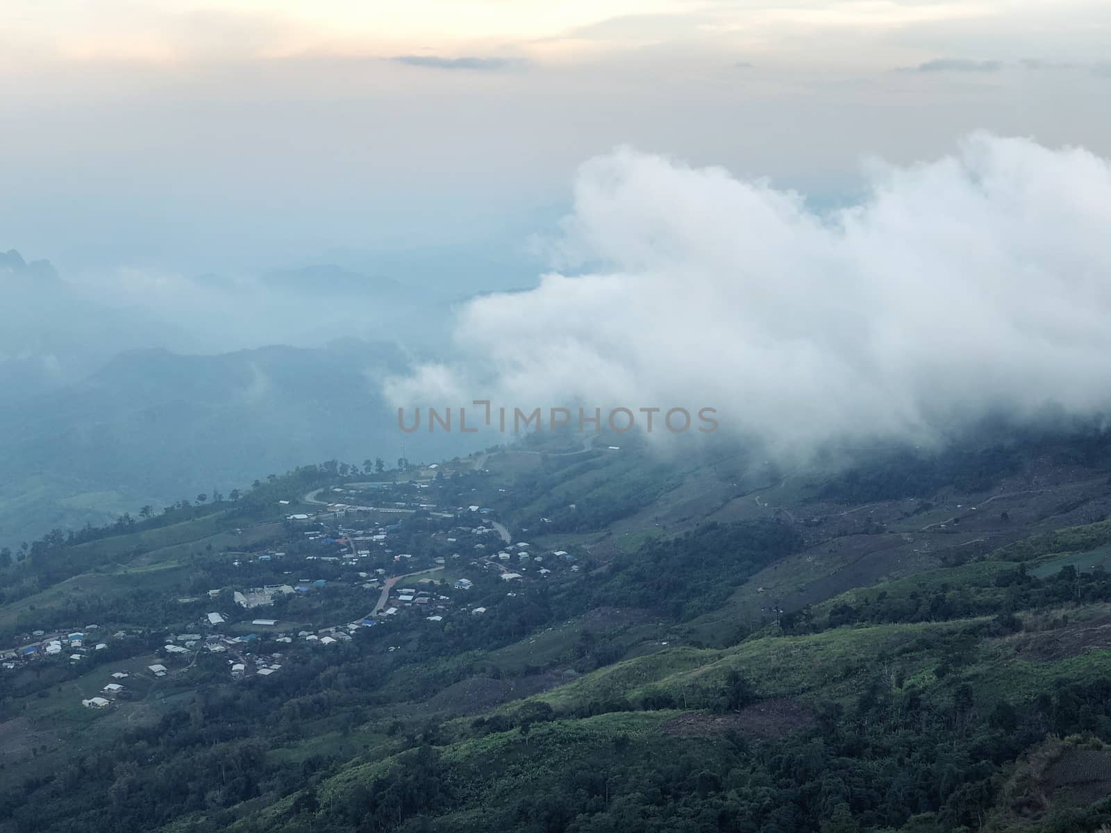 Phu Thap Boek sea of fog In Phetchabun, Thailand by Surasak