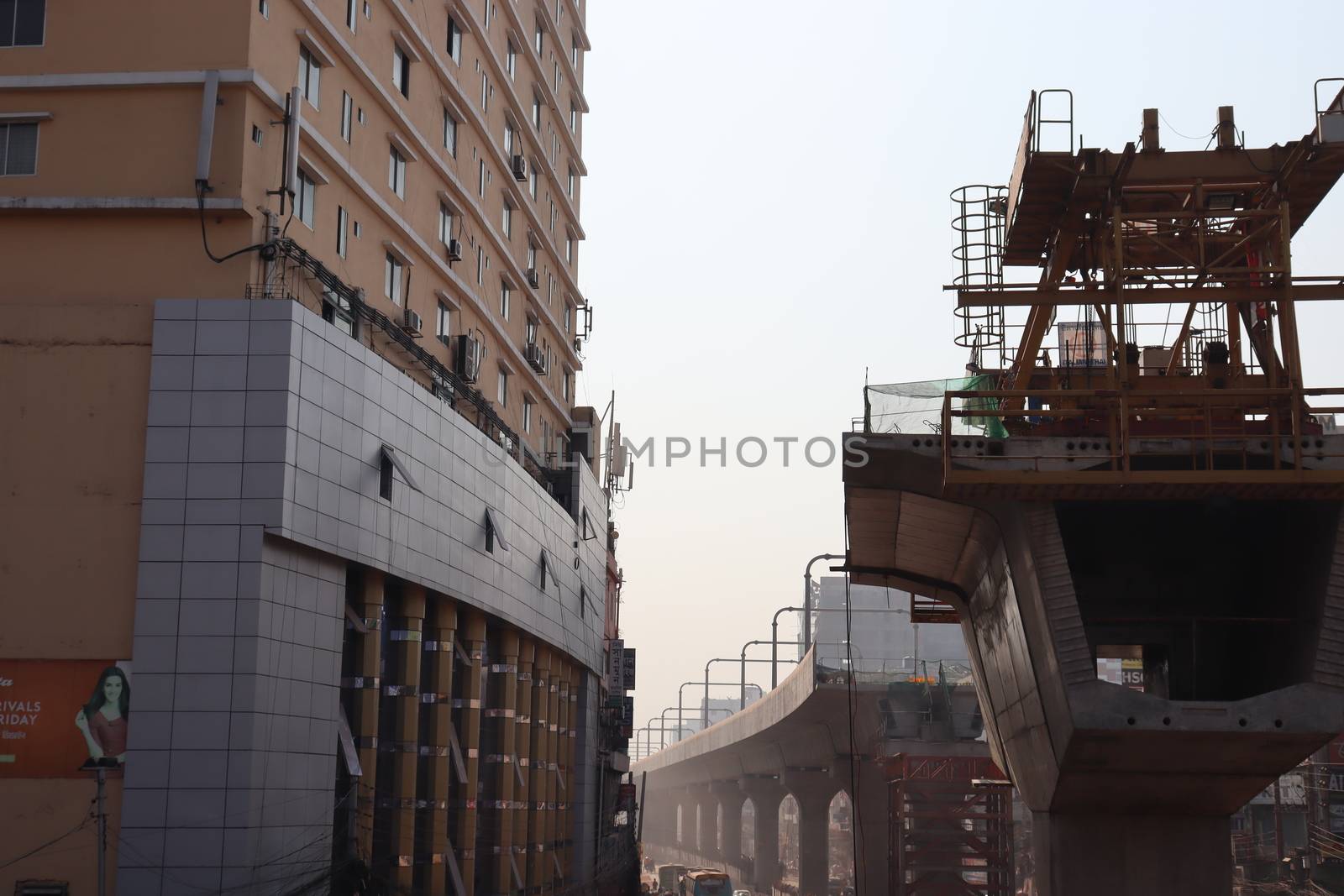 apartment building view for living on city
