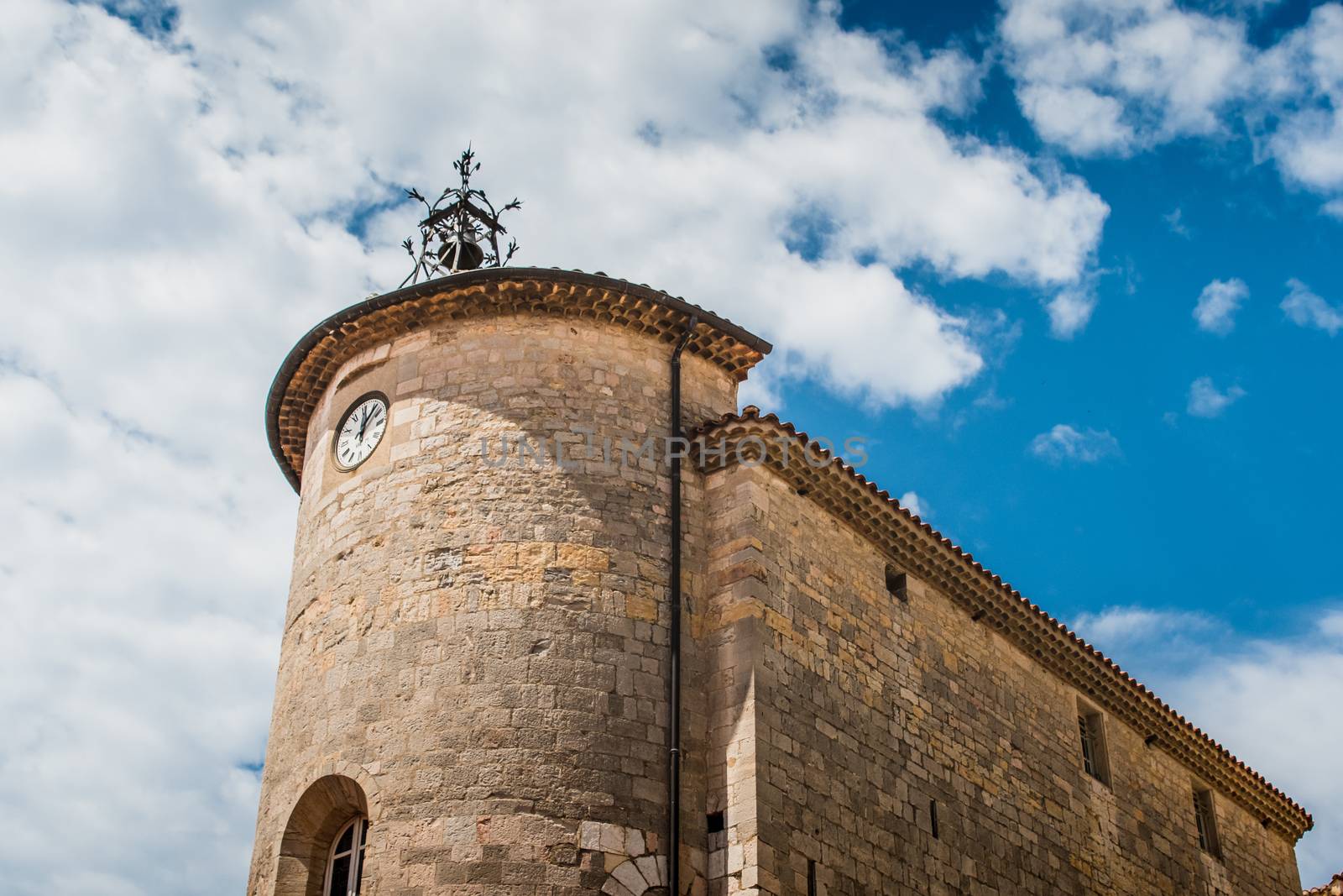Templar Tower on Place Massillon in Hyères by raphtong