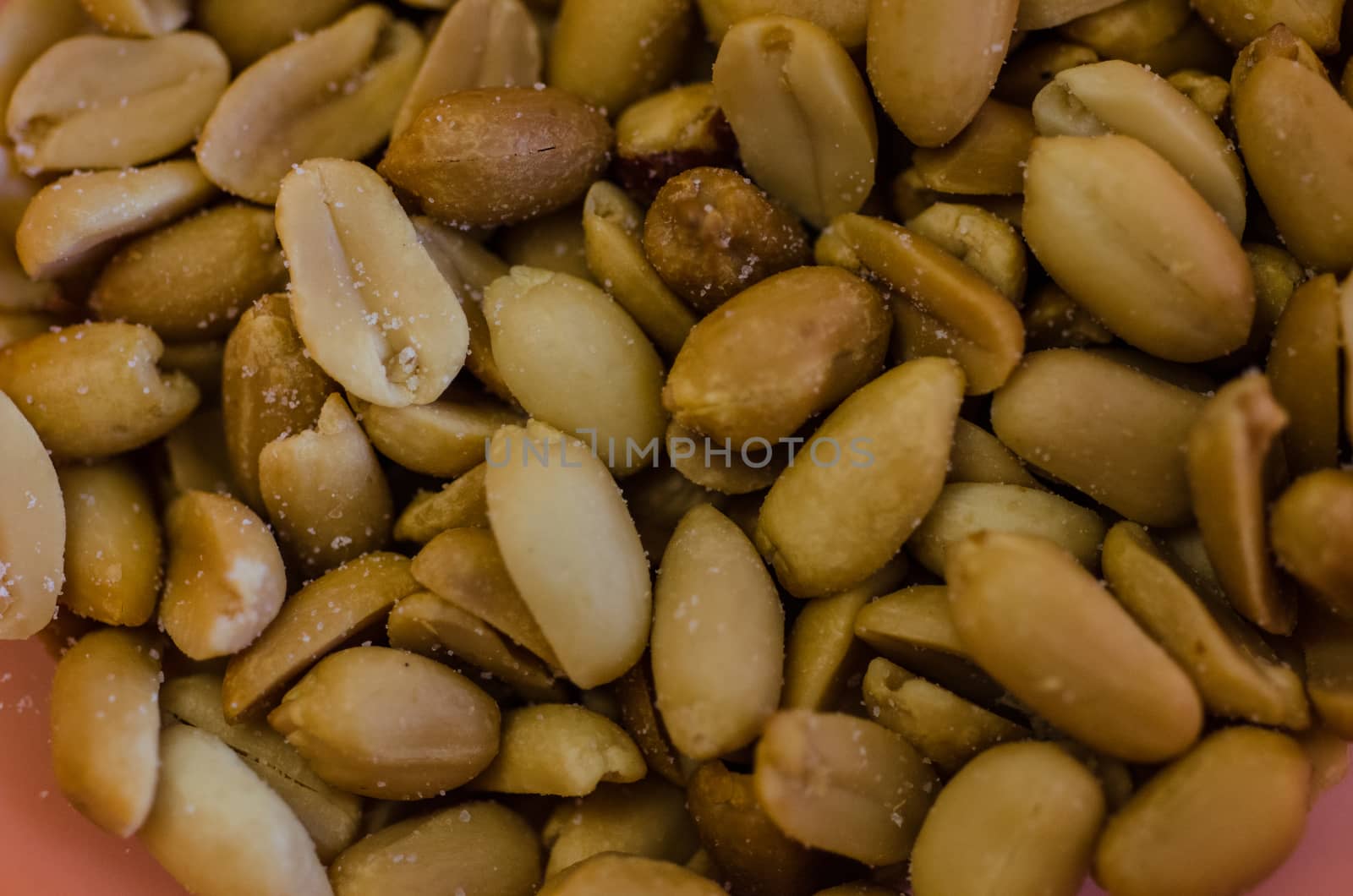 Salty peanuts background, concept background for print