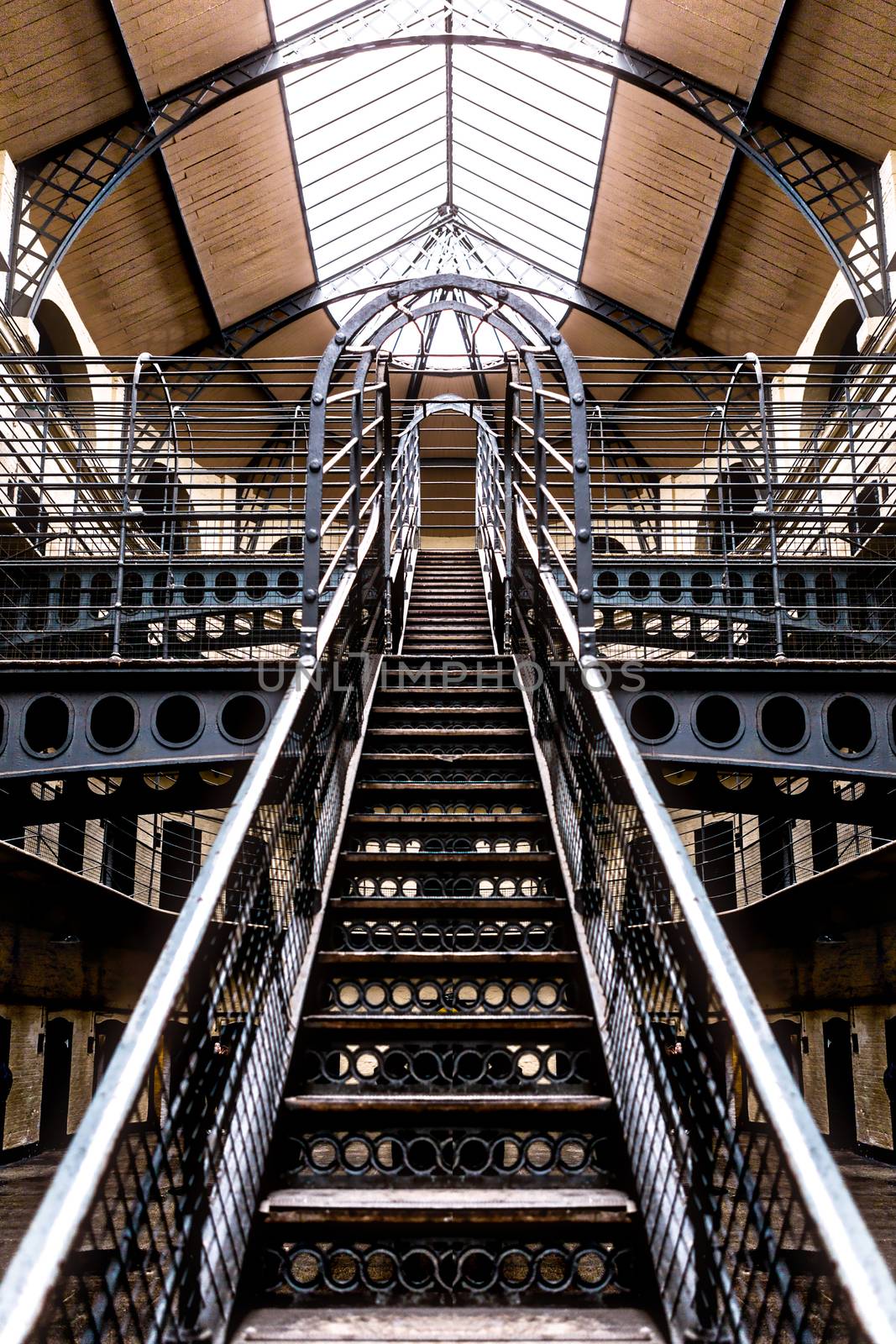 Ireland Dublin jan 21 2017 Kilmainham Gaol (Irish: Príosún Chill Mhaighneann), first built in 1796, is a former prison, located in Kilmainham in Dublin, and played an important part in Irish history.