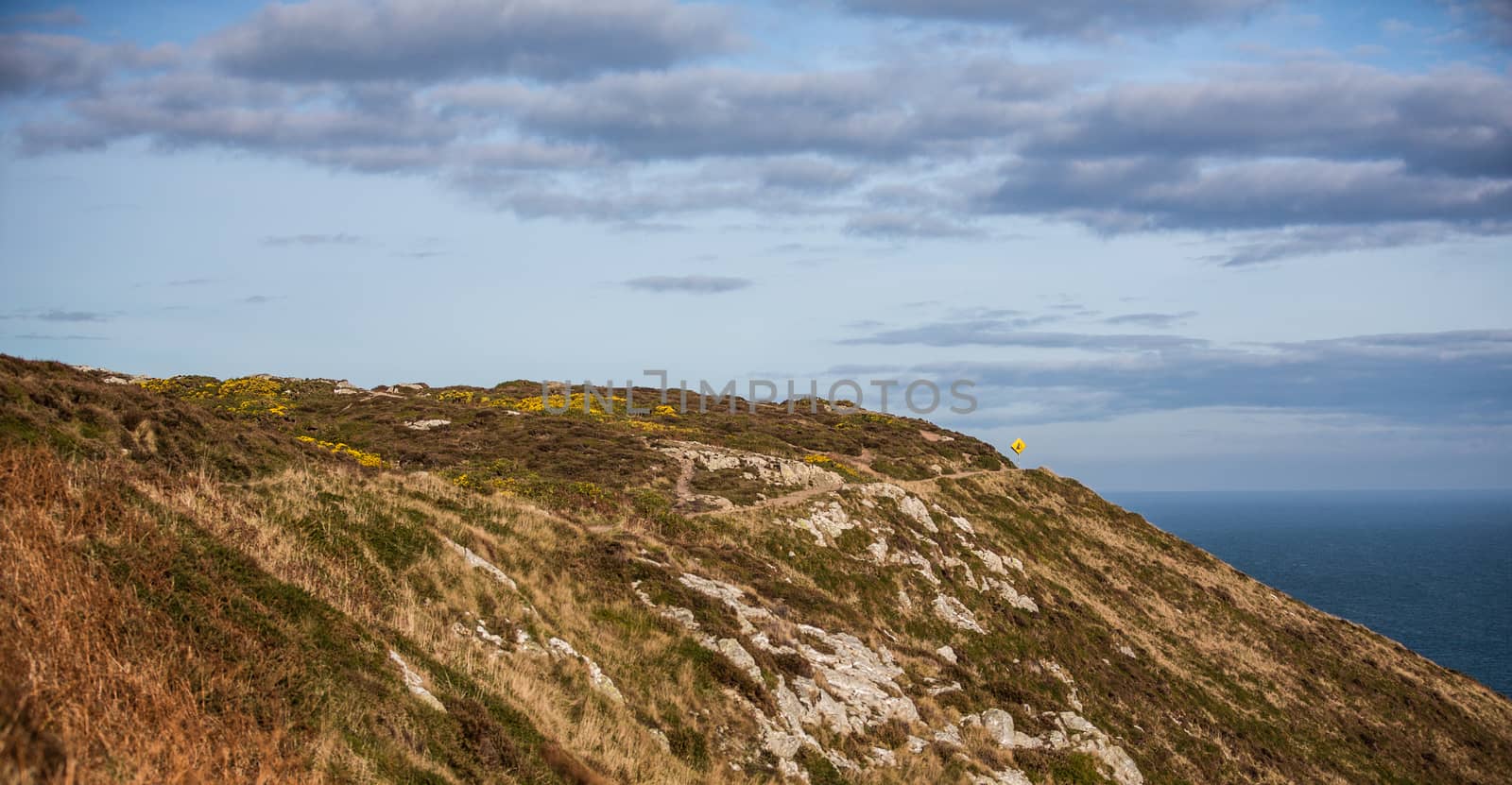 Ireland, coast and cliffs of howth path cliff walk by mlechanteur