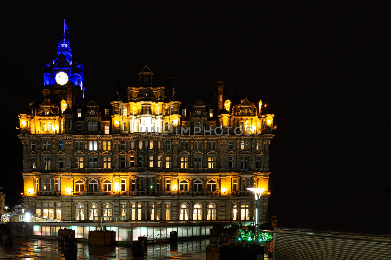 Edinburgh Scotland - March 19th 2020 Balmoral Hotel in scotland