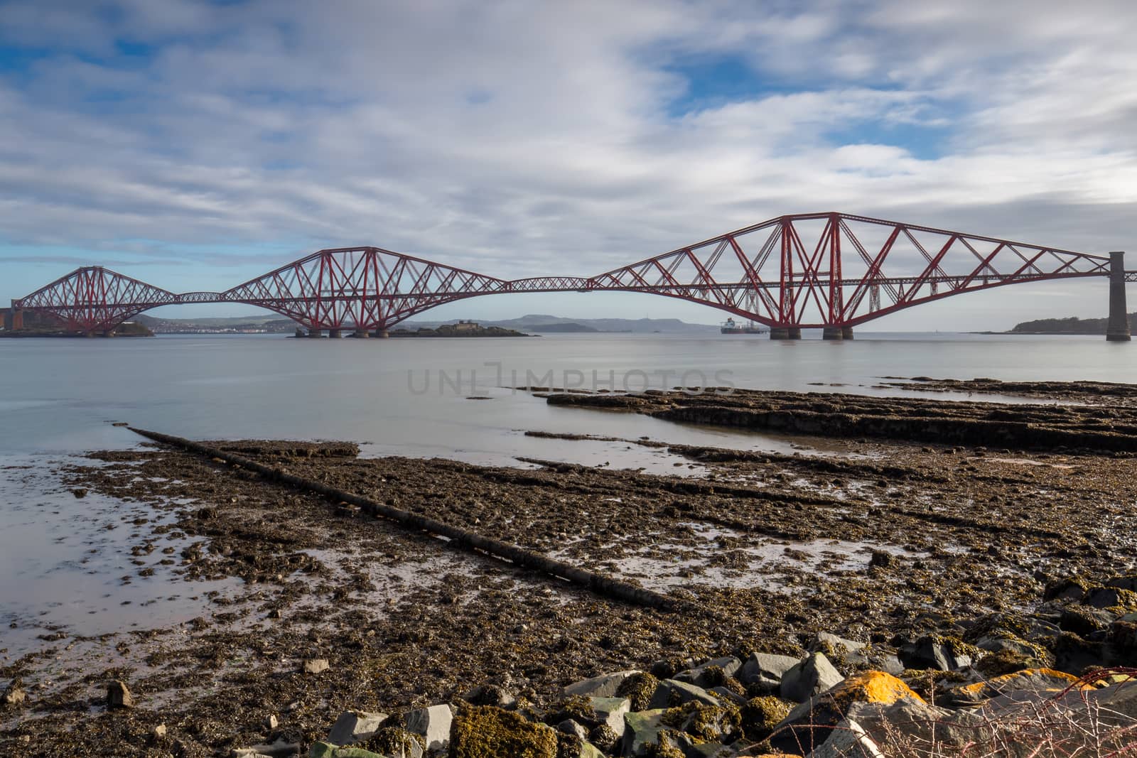 Bridge of Forth Railroad bridge National Heritage Scotland by mlechanteur