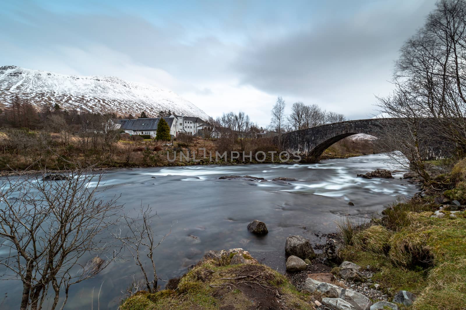 Bridge of Orchy old bridge long exposure