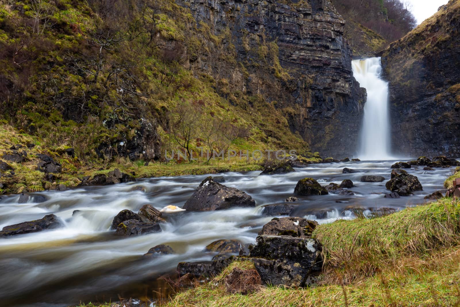 Lealt Falls long exposure in scotland by mlechanteur