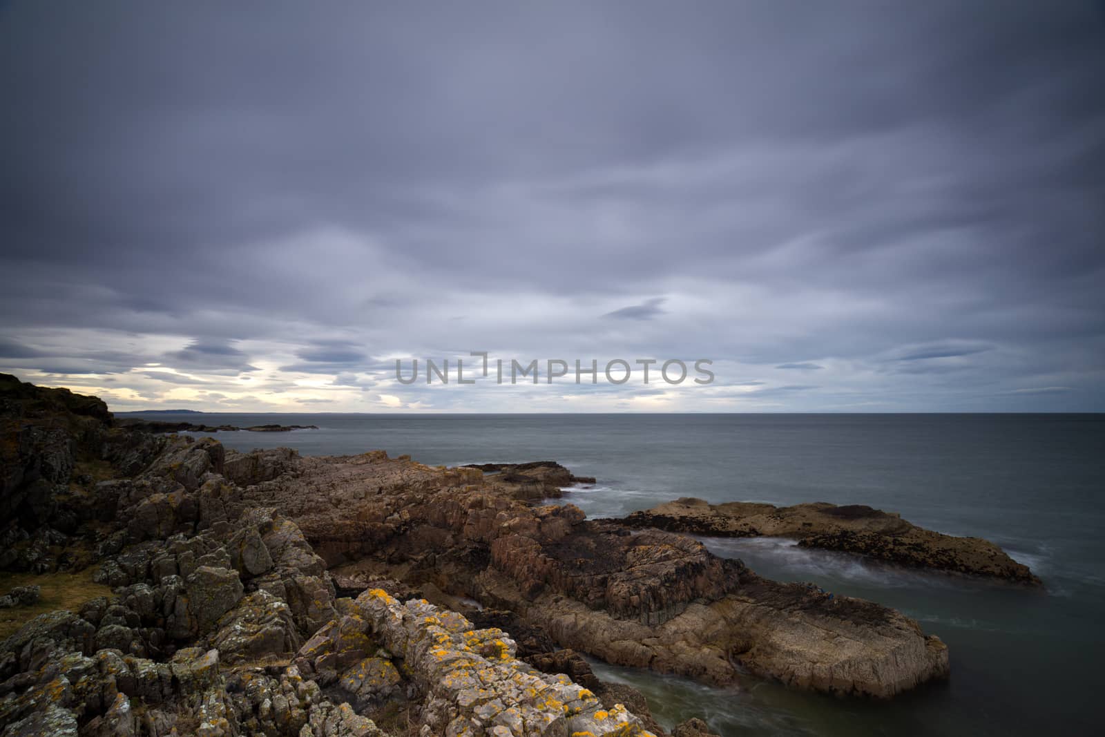 Scotland findochty beach north east coast rocky long exposure by mlechanteur