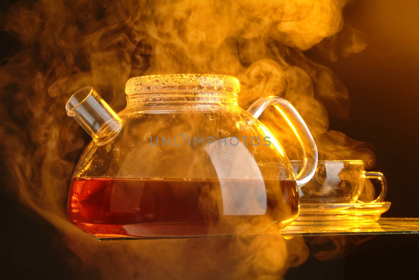 Tea Pot And Steam by Fotoskat