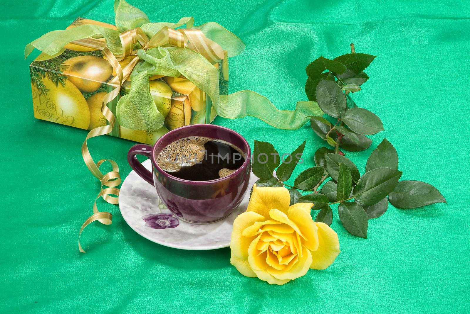 Gift, Cup And Rose by Fotoskat