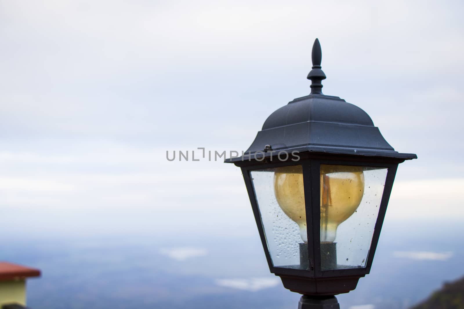 Outdoor lighting, lamp and bulb close-up by Taidundua