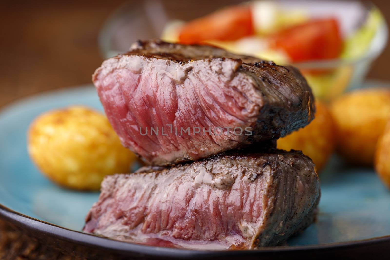 grilled steak on a cutting board