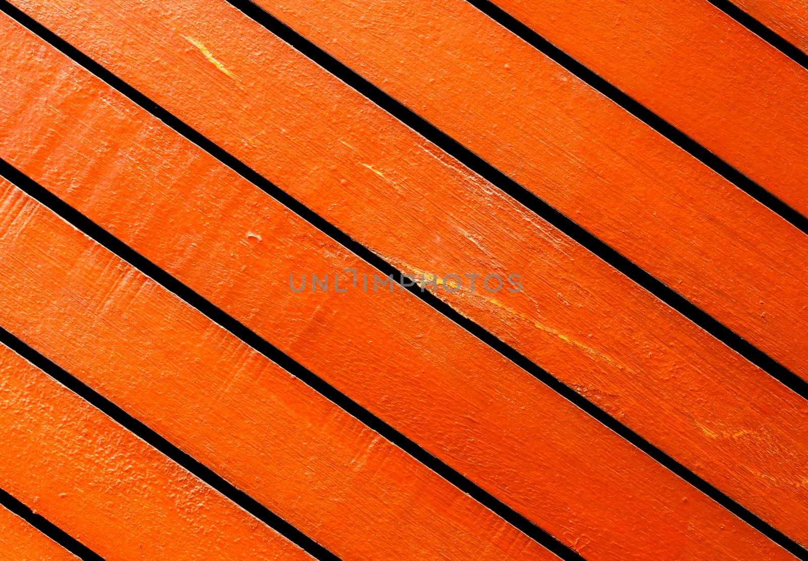 Beautiful orange wood wall surfaces.