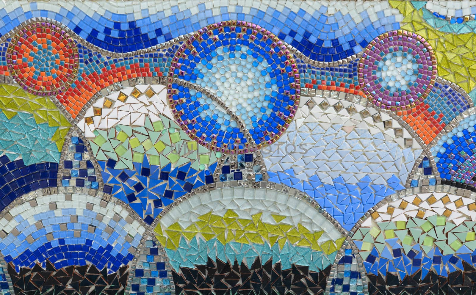 Mosaic background image With a multi-colored pattern  by hellogiant