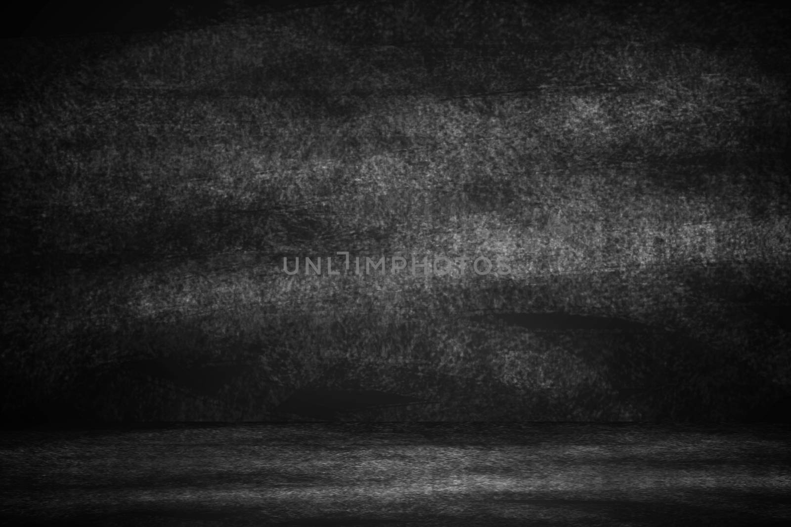 Education concept - Abstract Dark Scratch on empty blank studio. Copy space for text by Benzoix