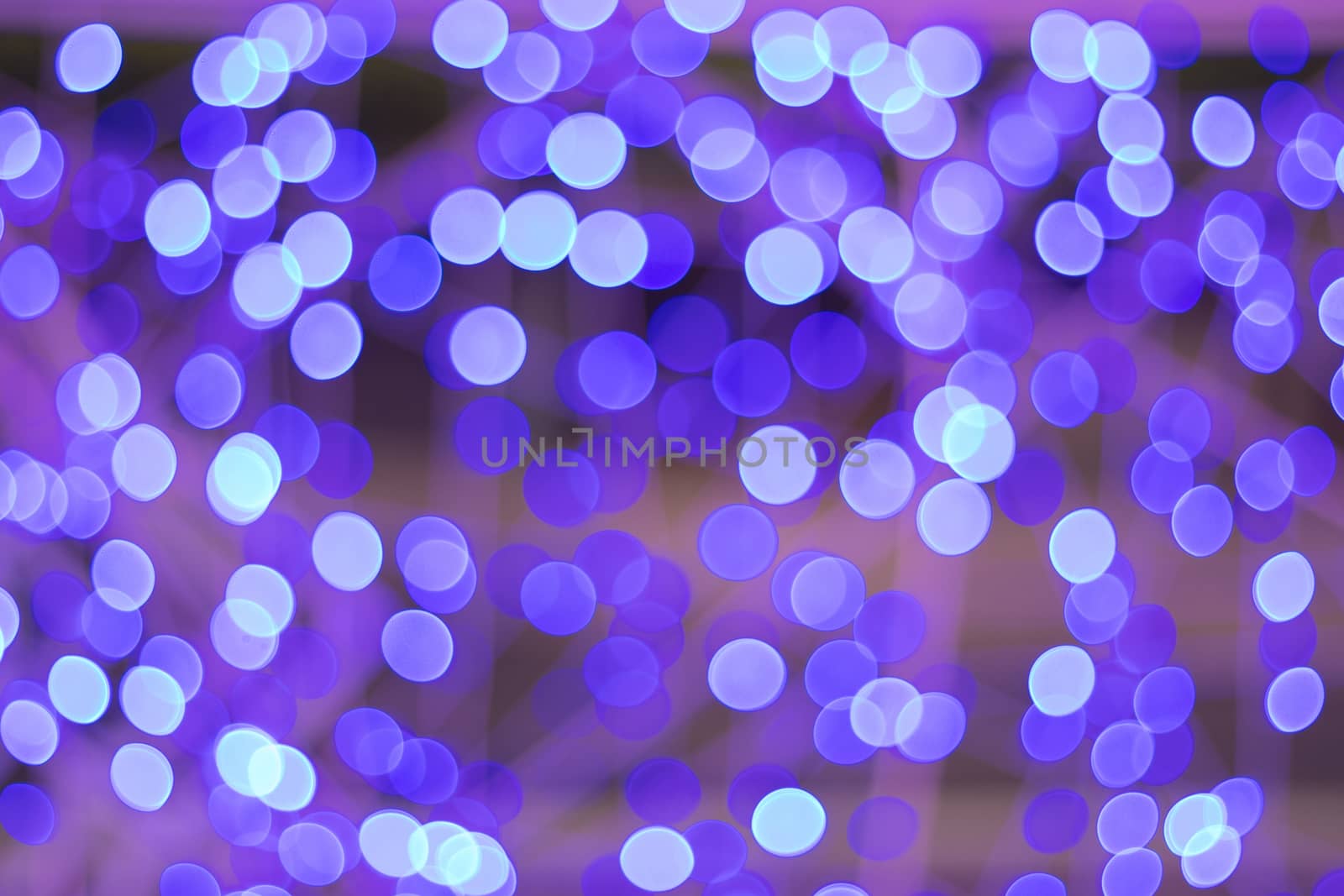 Blur - abstract bokeh circle string lights for background wallpaper