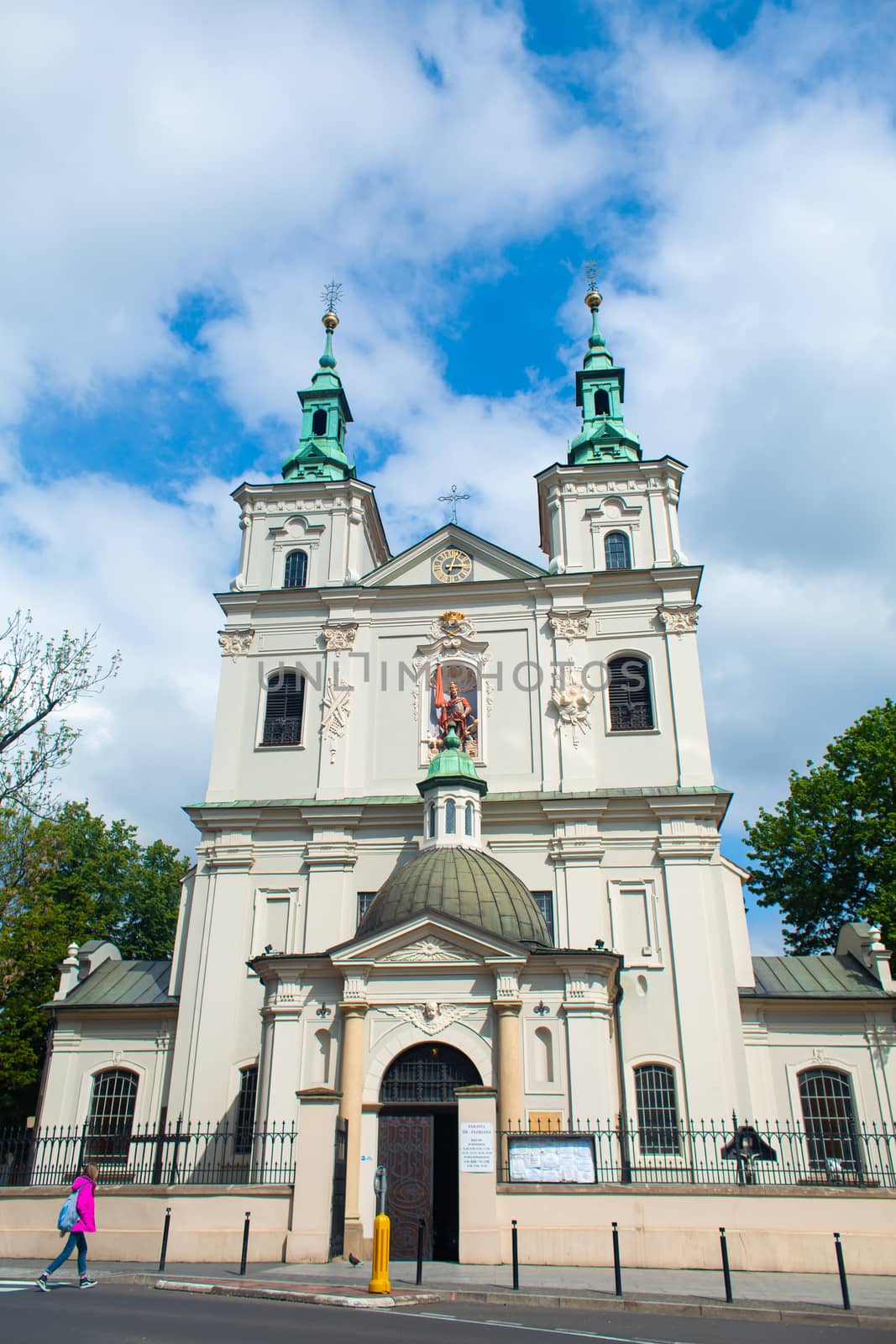 Basilica saint Florian in Krakow.