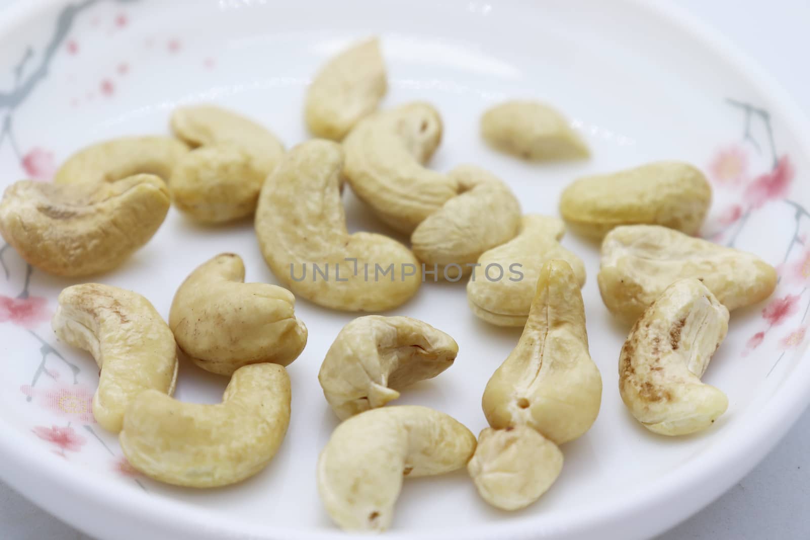 tasty and healthy cashew nut stock on bowl