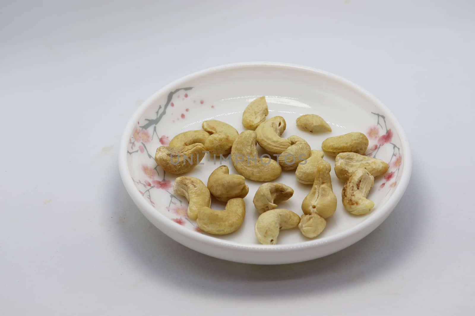 tasty and healthy cashew nut stock on bowl